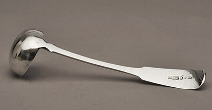 Scottish Provincial Silver Toddy Ladle - David Gray, Dumfries, Clan Campbell of Cawdor 